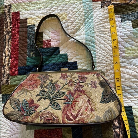 Vintage Beaded Floral Shoulder Bag - Picture 3 of 6